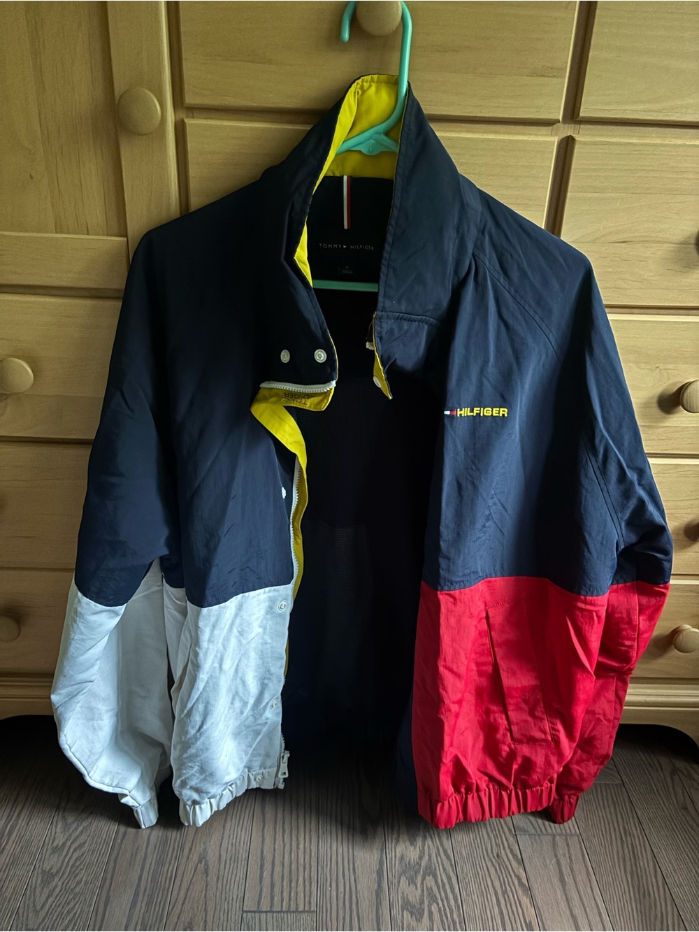 Tommy Hilfiger Colorblock Windbreaker Jacket - Navy/Red/White